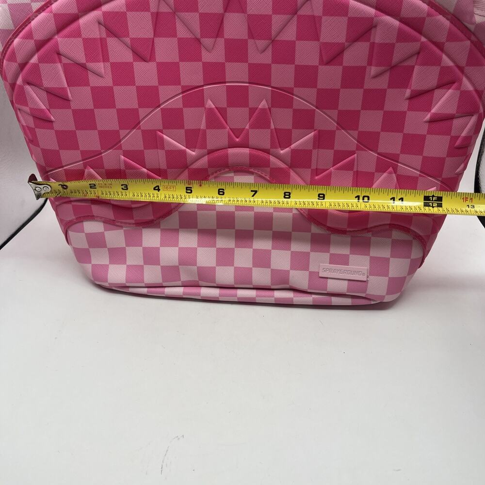 Sprayground Pink Backpack🔥New Bookbag School Bag Travel Backpack X-Large - Picture 3 of 4